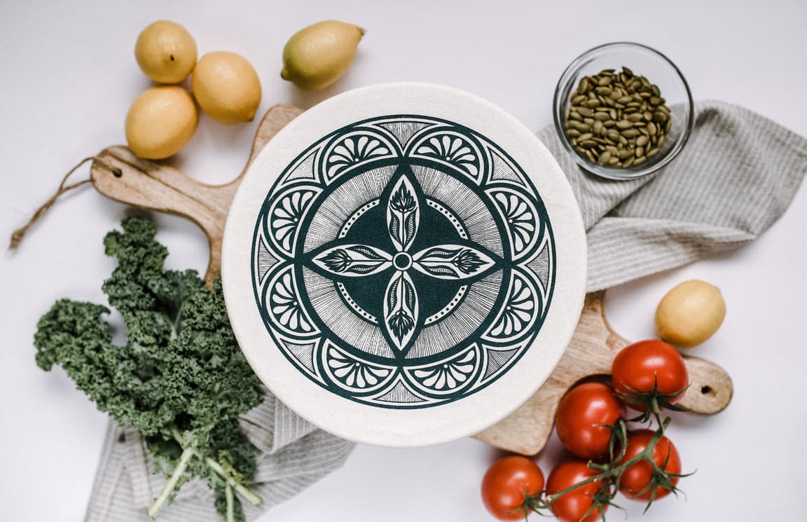Your Green Kitchen: "NOLIAH" Organic Cotton Bowl Cover